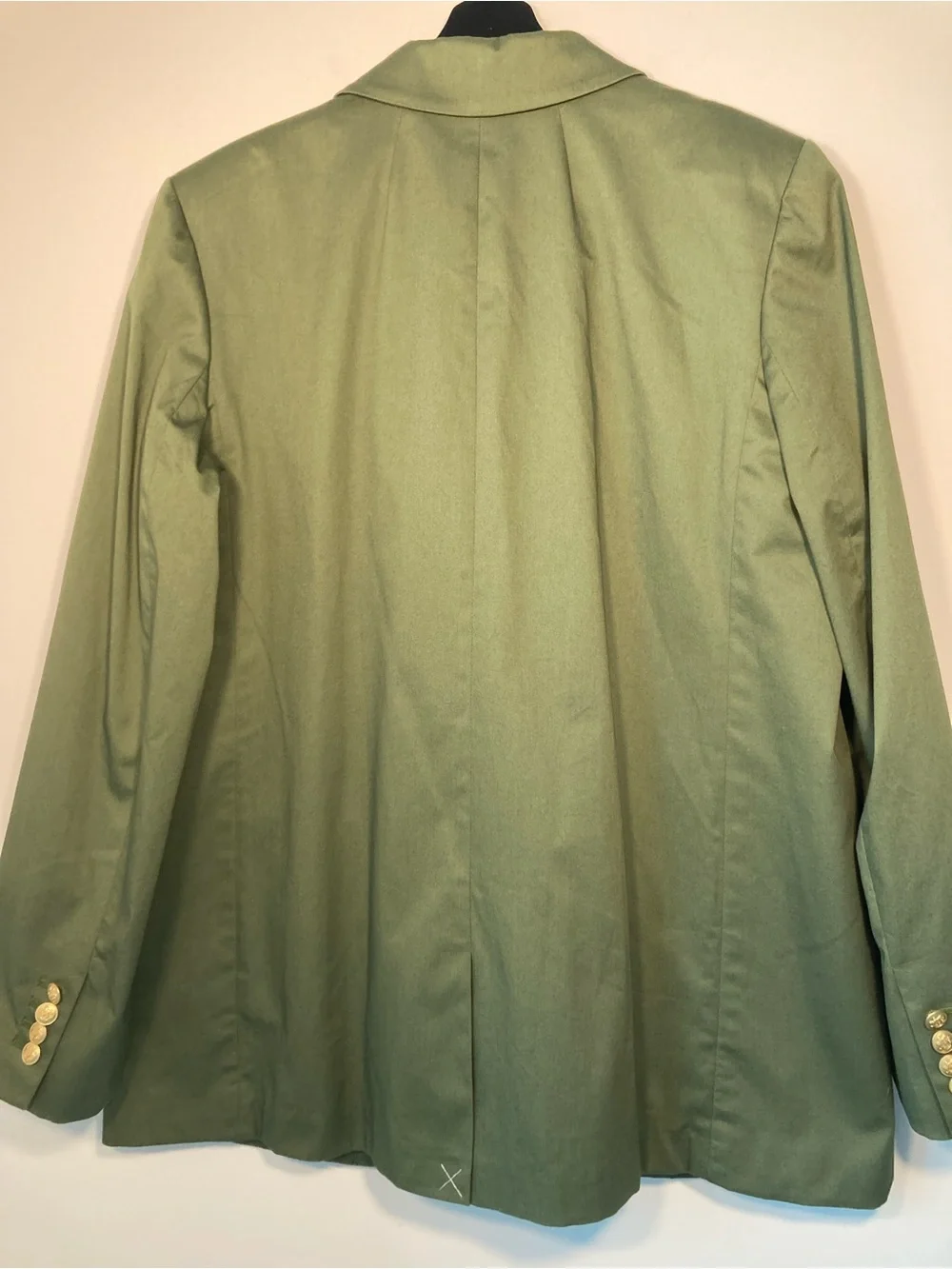 J.CREW Alfie Green Notch Lapel One-Button Lined Blazer Jacket 14T